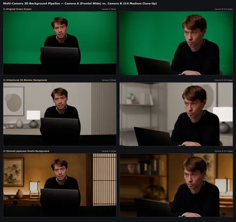 Preview frame from the post: A Matching Background for Green-Screen Footage