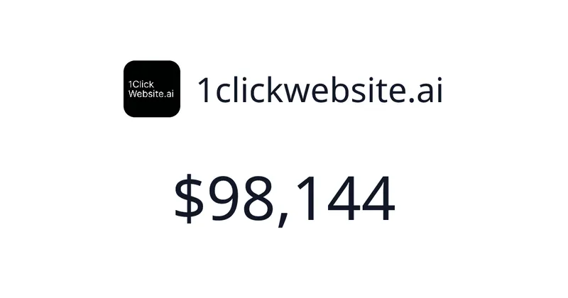 Source image for Generate SEO WordPress sites in one click: 1clickwebsite.ai, $14.5K MRR
