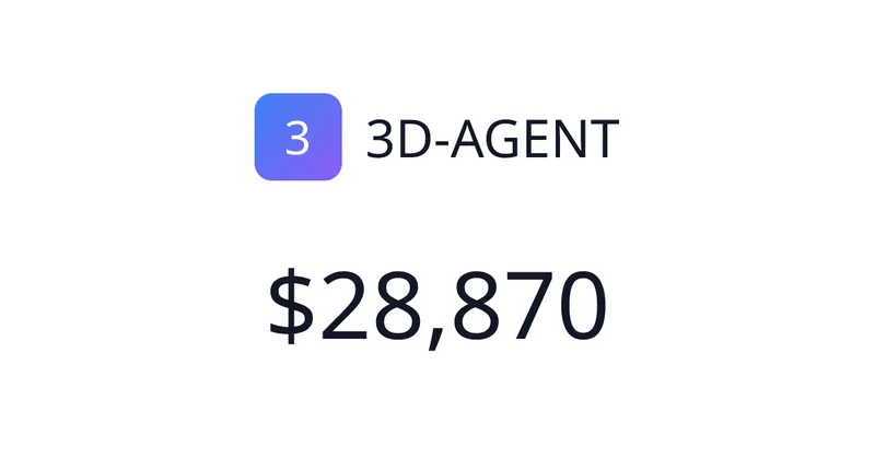 Source image for Sell an AI helper for Blender: 3D-AGENT, $5,883 MRR