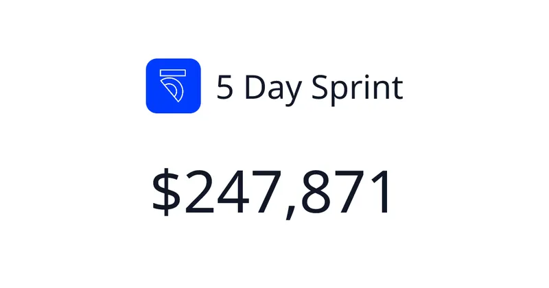 Source image for Teach people to build AI businesses in days: 5 Day Sprint, $6,106 MRR
