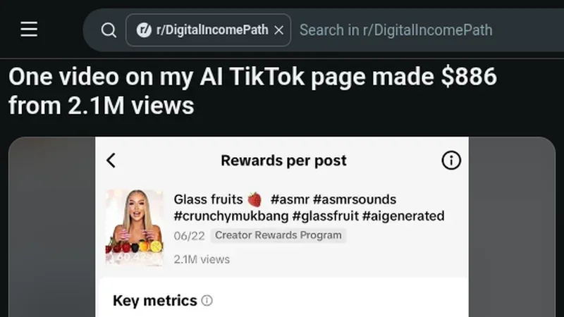 Make AI TikToks over one minute long for Creator Rewards