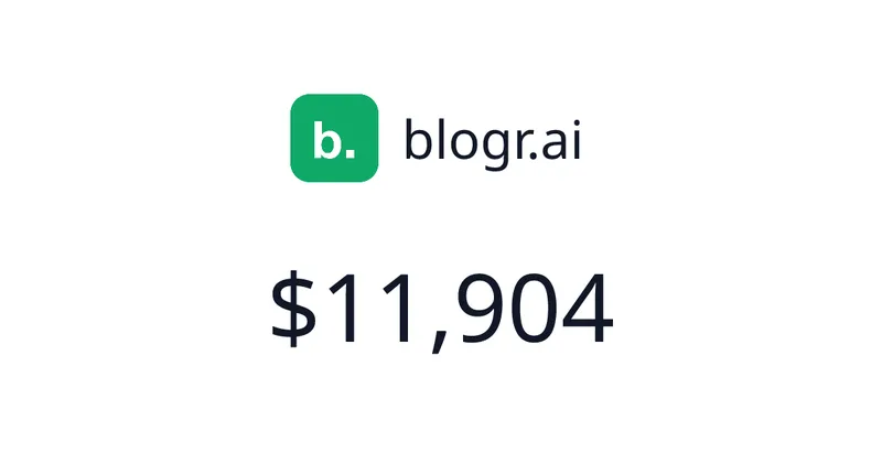 Source image for blogr.ai: AI action plans from your Search Console data, $1,013 MRR