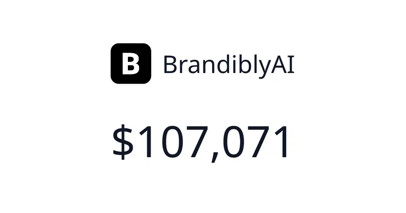 Source image for Brandibly AI: turn an idea into a brand with one prompt, $516/mo