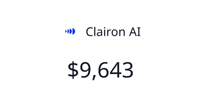 Source image for Clairon AI: track and improve your brand's visibility in AI search, $514/mo