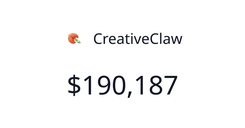 Source image for Give Claude a creative studio: CreativeClaw, $11.3K MRR