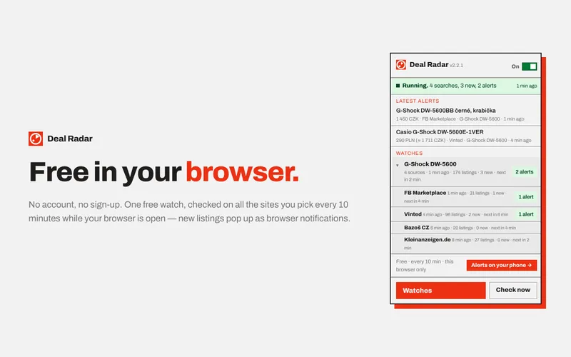 Source image for Get alerts for new marketplace deals with an app built by Claude