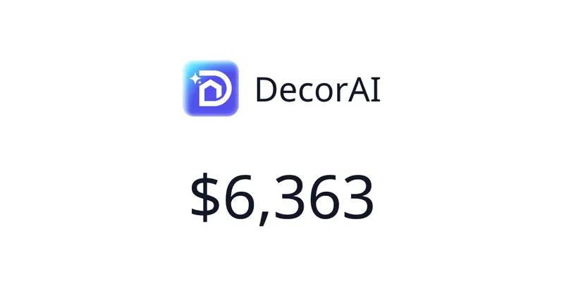 Source image for DecorAI: redesign any room, exterior or garden from one photo, $2,416 MRR