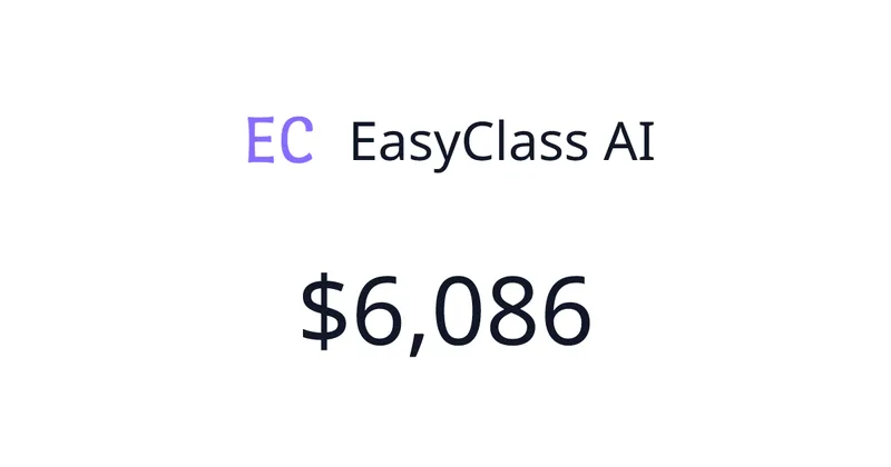 Source image for EasyClass AI: an all-in-one AI teaching tool for teachers, $1,708/mo
