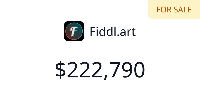 Source image for Fiddl.art sells AI images and videos made with top models, $1,312 MRR