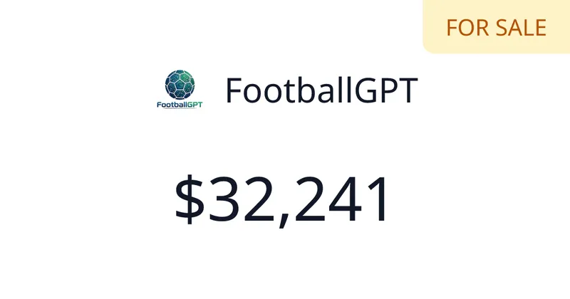 Source image for FootballGPT: an AI football coaching platform, $5,239 MRR