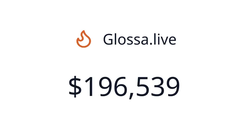 Source image for Sell real-time AI translation for churches: Glossa.live, $14.4K MRR