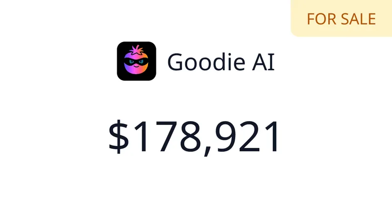 Source image for Build an AI food label scanner: Goodie AI, $12.2K MRR