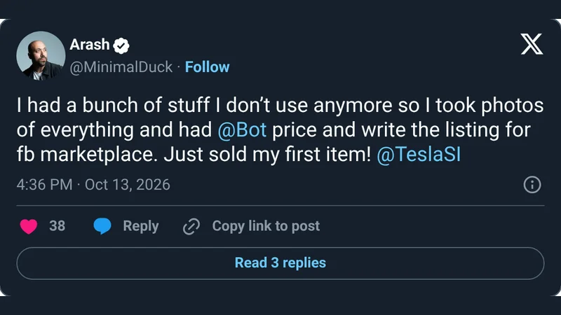 Source image for Grok Bot priced and wrote Facebook Marketplace listings from photos