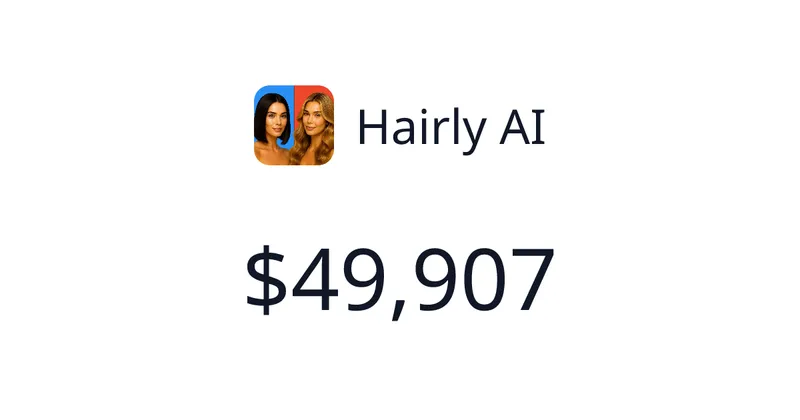 Source image for Hairly AI: try new haircuts and colors before you change, $20.7K MRR