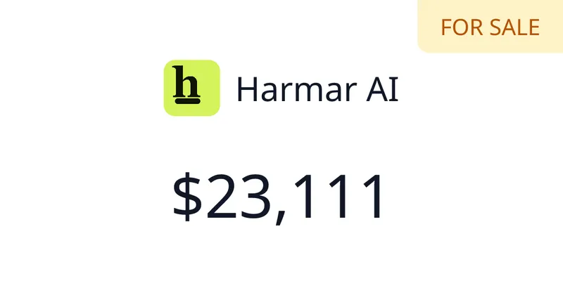 Source image for Harmar AI: captions in 55+ languages in about a minute, $3,226 MRR