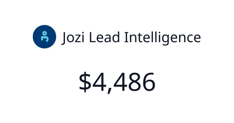 Source image for JOZI, an AI assistant that turns real estate calls into CRM leads, $1,775/mo
