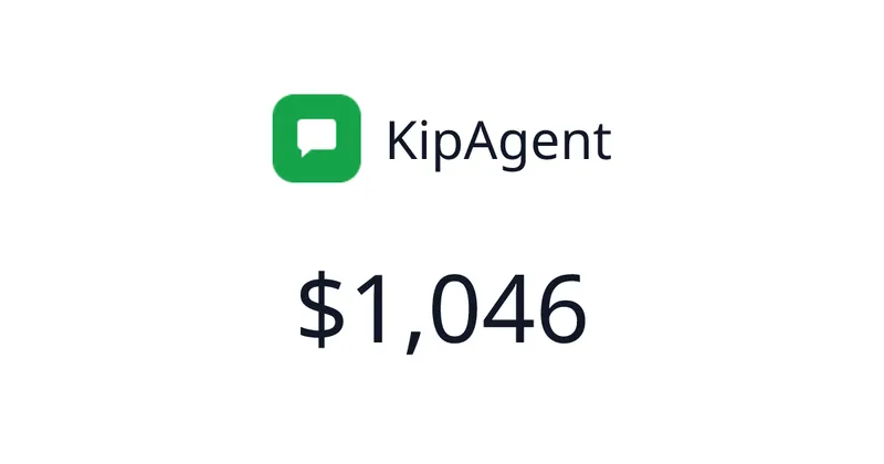 Source image for KipAgent: an AI assistant that answers your website visitors 24/7, $420/mo