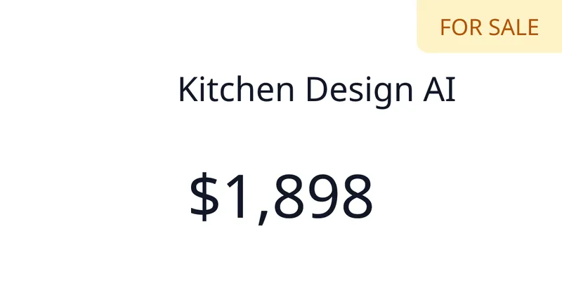 Source image for Kitchen Design AI: a mobile app that redesigns kitchens with AI, $1,327/mo