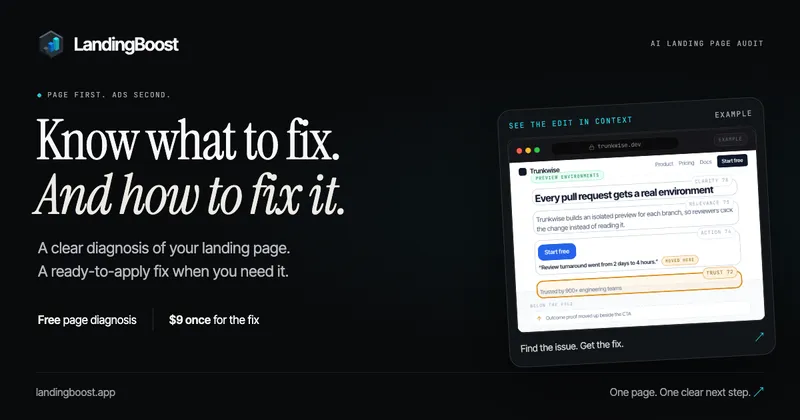 Ship a Lovable app and learn what comes after launch: LandingBoost, $1K and 582 users