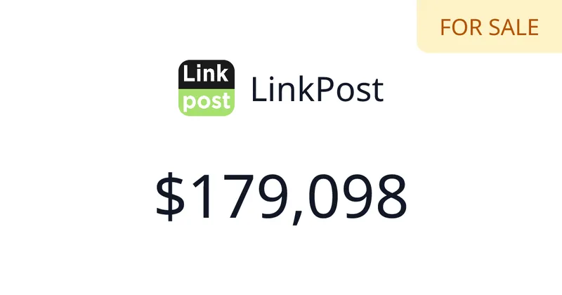 Source image for LinkPost, an AI LinkedIn posting tool, part of a product portfolio, $4,815 MRR