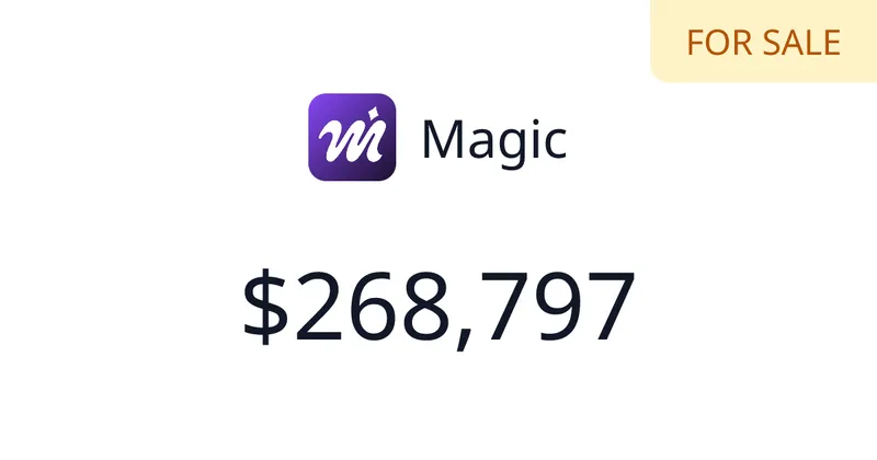 Source image for Magic makes AI product videos and images at scale, $3,344 MRR