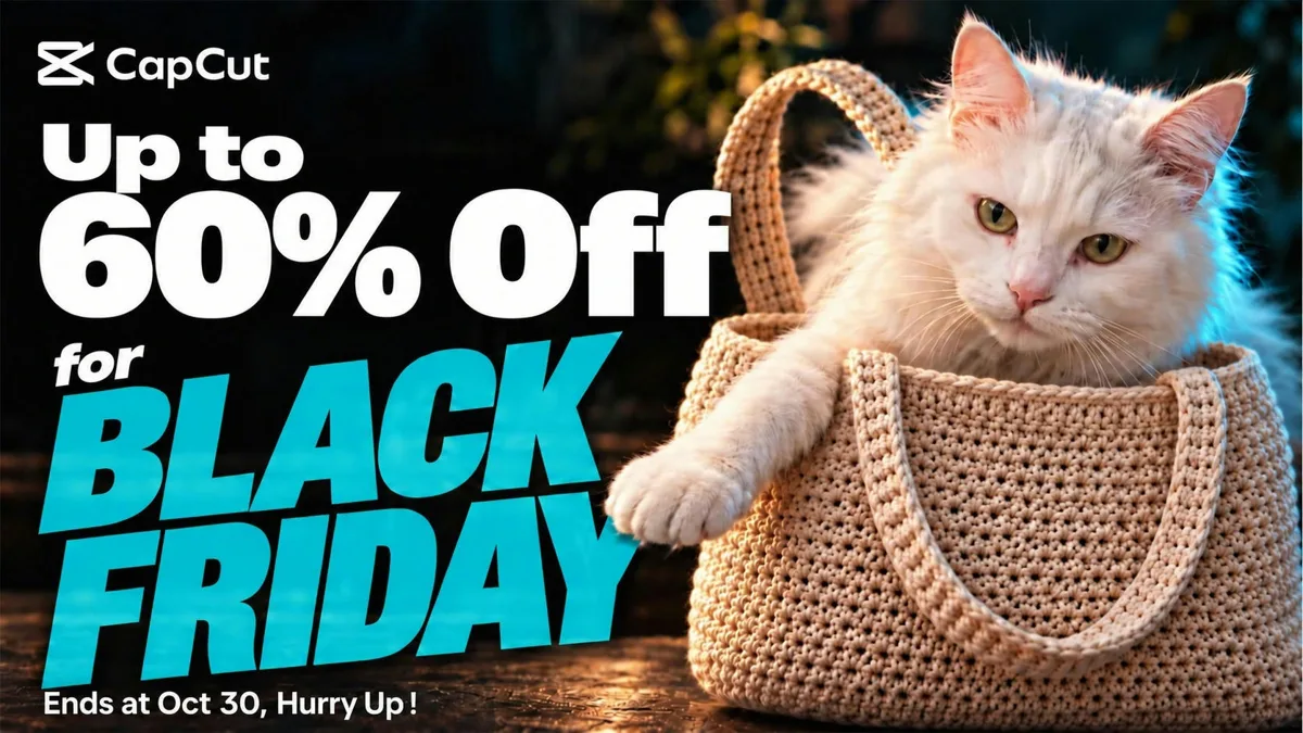 CapCut Black Friday sale