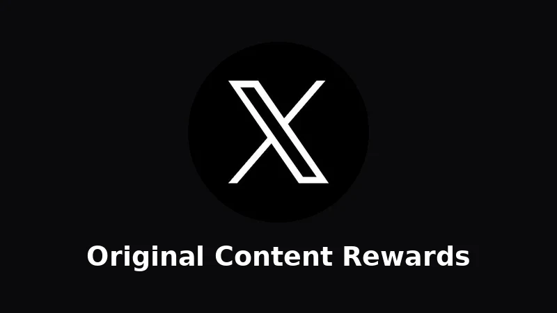 X Original Content Rewards: 500K verified impressions/90 days