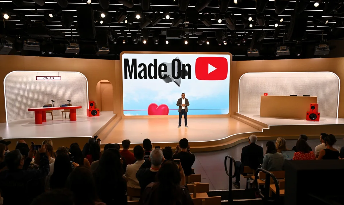 Made on YouTube event stage, from the Tubefilter article