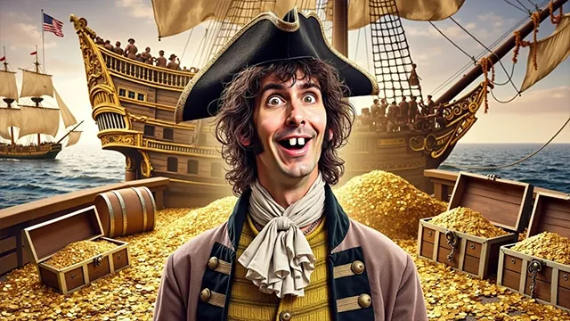 From the Pikzels gallery: a pirate with a treasure chest