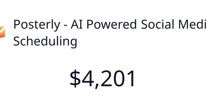 Source image for Posterly: an AI social media scheduler with an API and MCP, $937/mo
