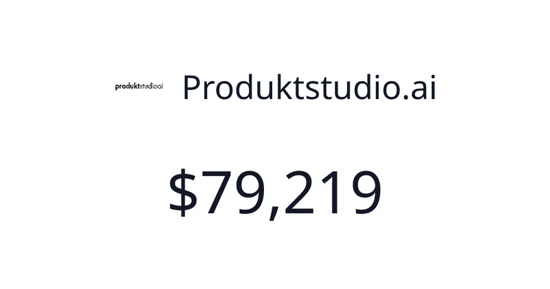 Source image for Produktstudio.ai makes product photos and videos for online stores, $2,409 MRR