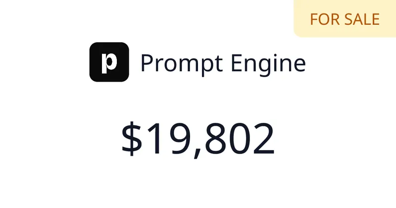 Source image for PromptEngine: build, test and share AI prompts across models, $721/mo