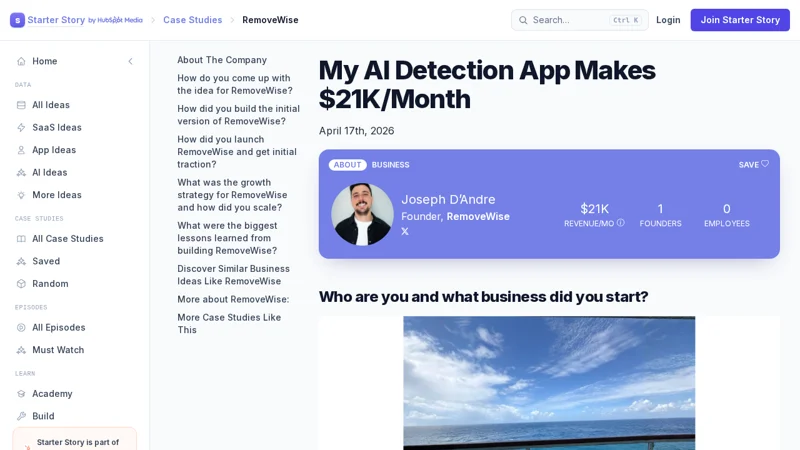 Protect public figures from deepfakes: RemoveWise, $21K a month