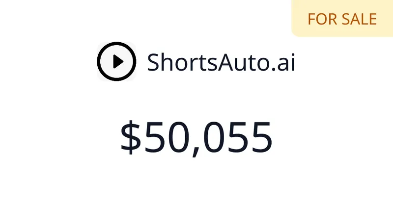 Source image for ShortsAuto.ai creates and automates AI videos, $1,533 MRR