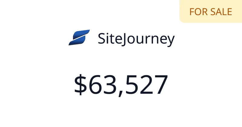 Source image for Build websites in 60 seconds: SiteJourney, $9,380 MRR
