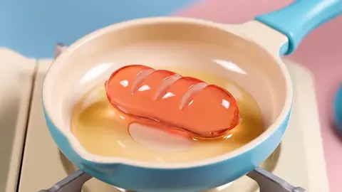 Source image for Make AI glass-cooking ASMR like AI Senses Playground: a glass brunch with 2.54M views
