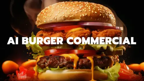 Source image for Make a 100% AI food commercial like Matan Cohen-Grumi: AI Burger Commercial, 68.2K views