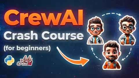 Source image for CrewAI crash course: build teams of AI agents: 316.5K views