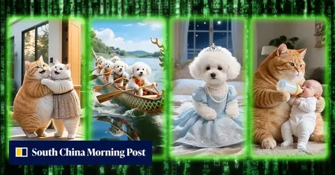 Source image for Make AI cat rags-to-riches dramas for TikTok: one video near 150M views