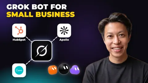 Source image for A Grok Bot agent team for small business with HubSpot, Apollo and Canva: 2.3K views
