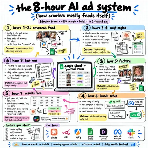 Source image for Run an automated AI UGC ad testing loop