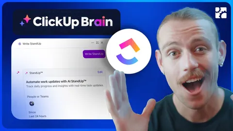 Source image for ClickUp Brain manages projects and tasks with AI: 16.2K views