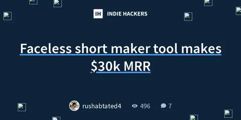 Source image for Build a faceless shorts tool and grow it with its own videos: AutoShorts, $30K MRR