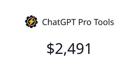Source image for ChatGPT Pro Tools: a browser extension that organizes your ChatGPT chats, $1,284/mo