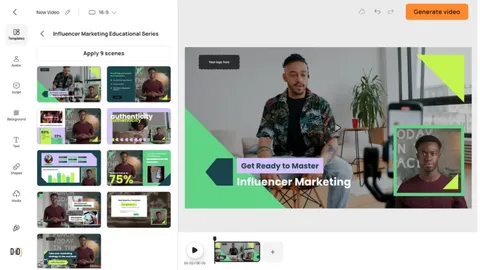Source image for Make a talking presenter video from one photo: D-ID Studio