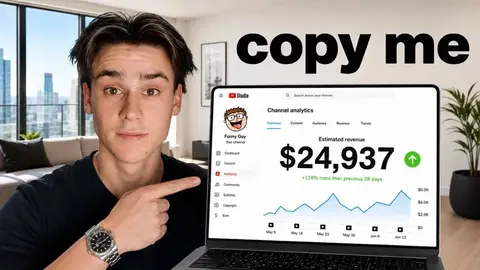 Source image for Run faceless YouTube Shorts channels with Claude like Kellan Henneberry: $24,937/mo, 1.43M views