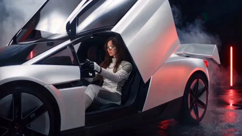 Source image for Star in your own roadster video with a Grok Bot template