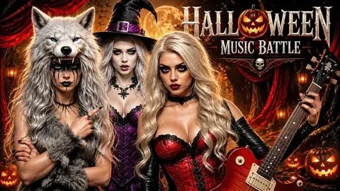Source image for Make an AI Halloween music video like Songs of the Realms: a folk-vs-metal battle with 339K views