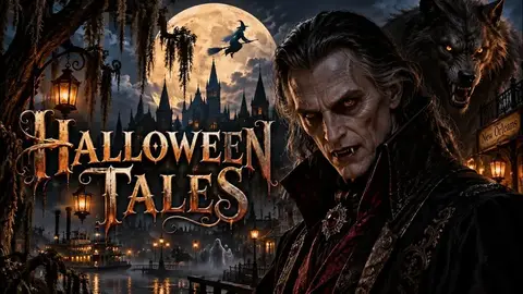 Source image for Make an AI gothic Halloween short like UnAltered Studios: Halloween Tales, 74.4K views