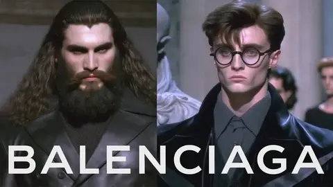 Source image for Make a viral AI fashion parody like Harry Potter by Balenciaga: 14.8M views